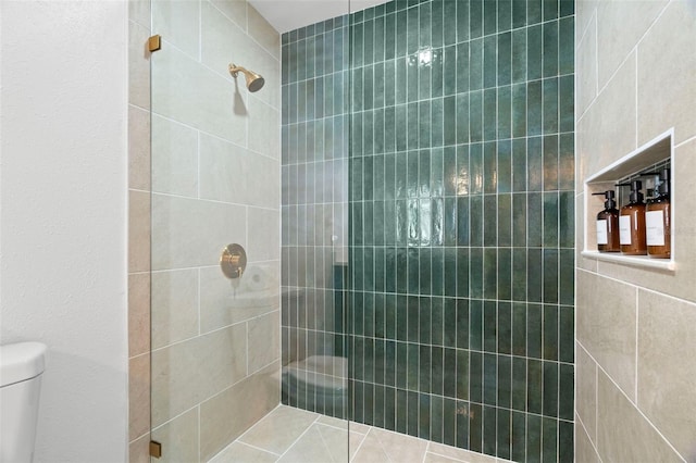 1698 Eden Ct, Clearwater, FL 33756 - bathroom featuring a walk in shower and toilet