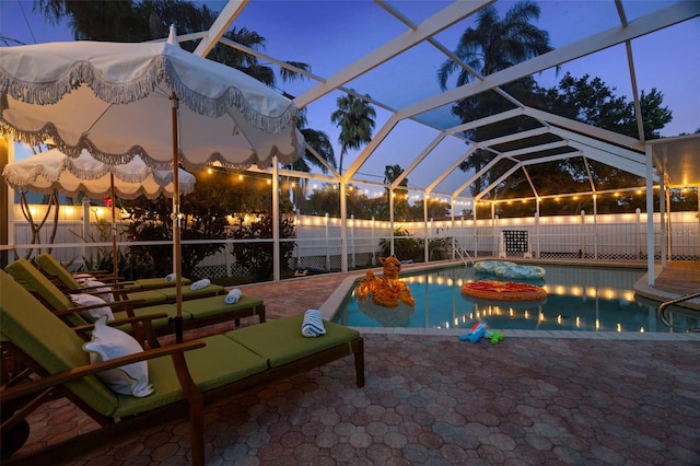 1698 Eden Ct, Clearwater, FL 33756 - view of community featuring fence, a patio area, and a swimming pool
