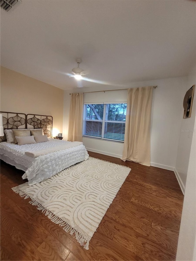824 Greenbelt Cir, Brandon, FL 33510 - bedroom featuring wood finished floors and ceiling fan