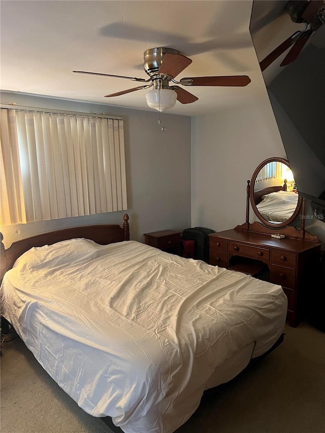 4237 Tamargo Dr Unit 4237, New Port Richey, FL 34652 - carpeted bedroom with a ceiling fan