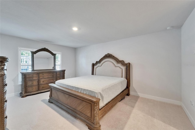 5419 Knights Landing Dr, Lakeland, FL 33810 - bedroom featuring light carpet, baseboards, and recessed lighting