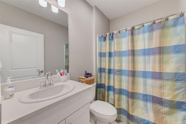 6333 Milestone Loop, Palmetto, FL 34221 - full bathroom featuring vanity, a shower with shower curtain, and toilet