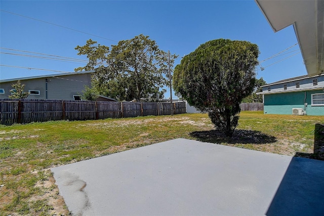 3841 Wahoo Dr SE, Saint Petersburg, FL 33705 - view of yard with a patio and a fenced backyard