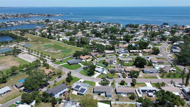 3841 Wahoo Dr SE, Saint Petersburg, FL 33705 - birds eye view of property featuring a water view and a residential view
