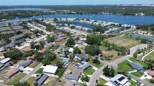 3841 Wahoo Dr SE, Saint Petersburg, FL 33705 - aerial view with a residential view and a water view