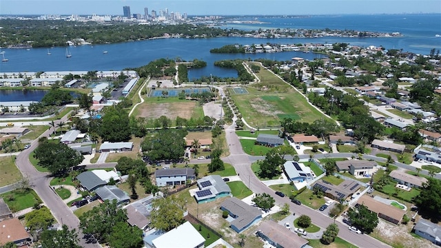 3841 Wahoo Dr SE, Saint Petersburg, FL 33705 - aerial view with a water view