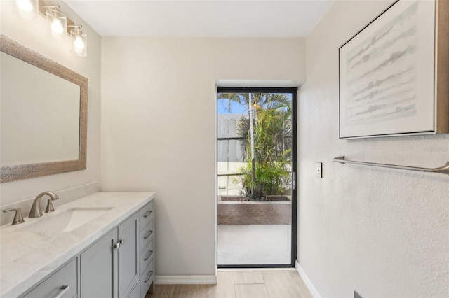 170 Foxfire Ln, Oldsmar, FL 34677 - bathroom featuring vanity and baseboards