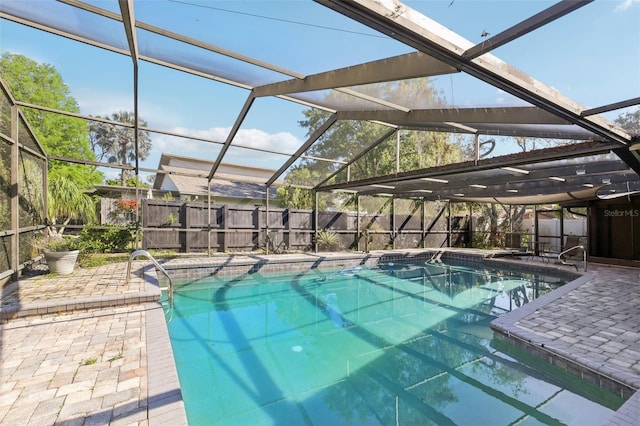 170 Foxfire Ln, Oldsmar, FL 34677 - view of pool with a fenced backyard, a patio area, and a fenced in pool