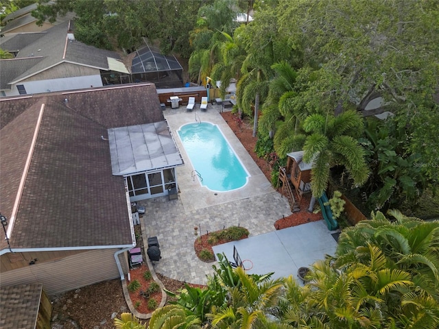 swimming pool featuring a patio