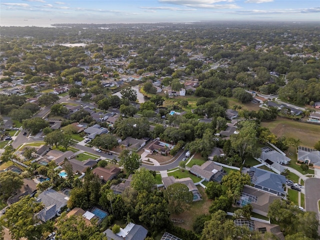 aerial view of property's location