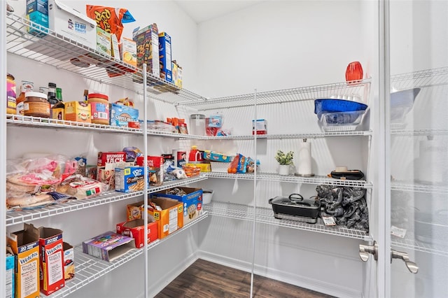 view of pantry