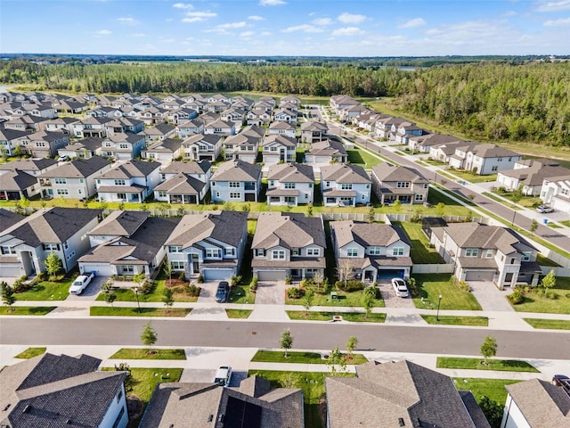 bird's eye view featuring a residential view