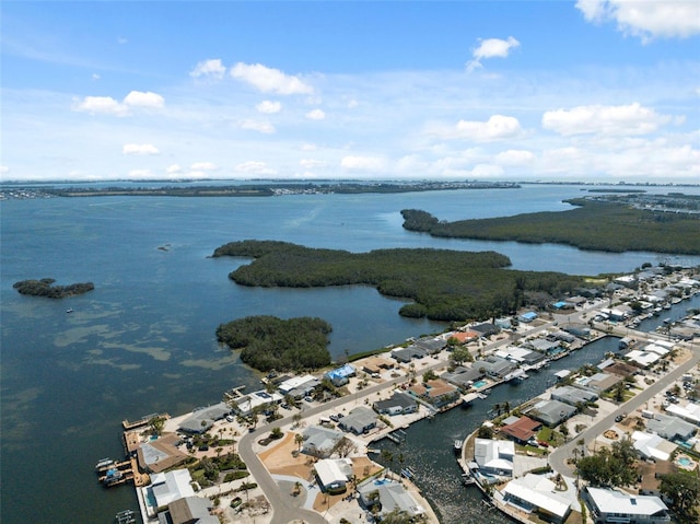 9920 Spoonbill Rd E, Bradenton, FL 34209 - view of property location featuring a large body of water and nearby suburban area