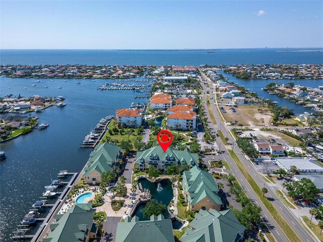 6451 Sunset Bay Cir, Apollo Beach, FL 33572 - aerial view featuring a water view