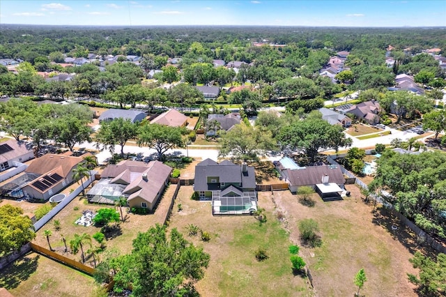 9603 Sunnyoak Dr, Riverview, FL 33569 - drone / aerial view with a residential view