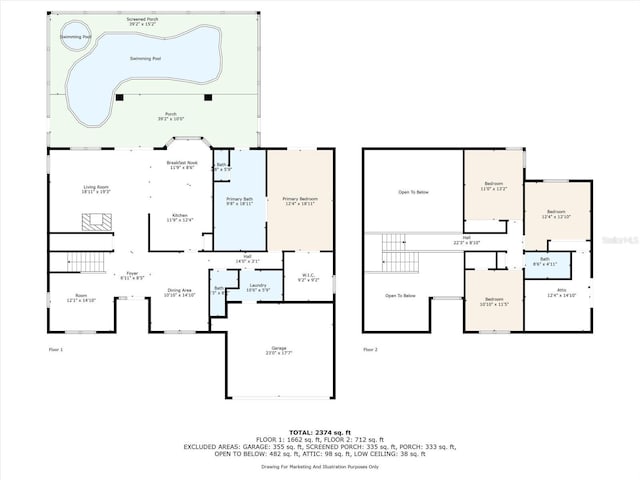 9603 Sunnyoak Dr, Riverview, FL 33569 - view of layout