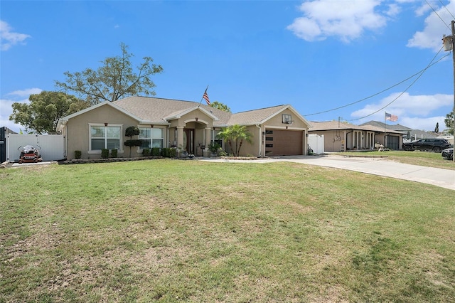 13416 Algoma Ave, Spring Hill, FL 34609 - ranch-style home featuring driveway, a garage, and stucco siding