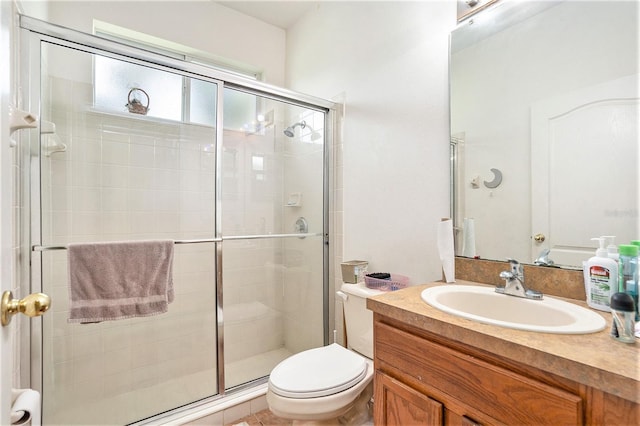 6130 Whimbrelwood Dr, Lithia, FL 33547 - bathroom featuring a shower stall and vanity