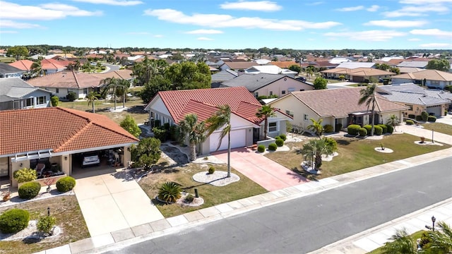 1969 Wolf Laurel Dr, Sun City Center, FL 33573 - aerial view with a residential view
