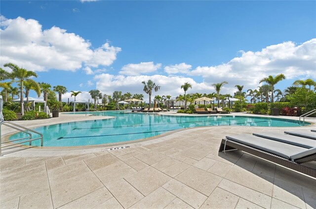 16709 Barnwood Pl, Bradenton, FL 34211 - community pool with a patio