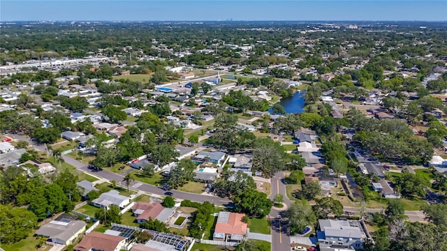 1469 S Hillcrest Ave, Clearwater, FL 33756 - aerial overview of property's location with nearby suburban area
