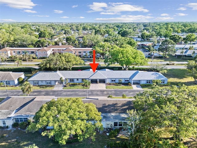 8244 Brentwood Rd, Seminole, FL 33777 - bird's eye view featuring a residential view
