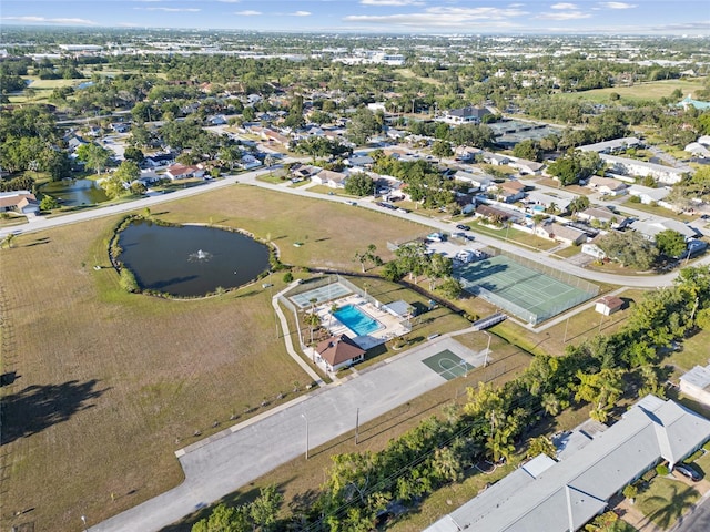 8244 Brentwood Rd, Seminole, FL 33777 - bird's eye view featuring a water view