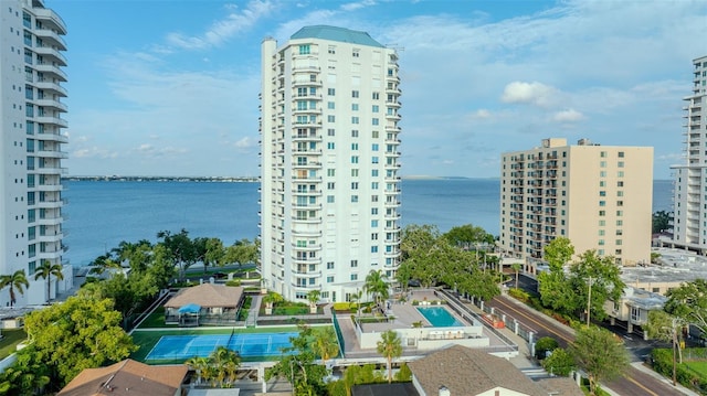 3435 Bayshore Blvd Unit 2100P, Tampa, FL 33629 - view of property featuring a water view