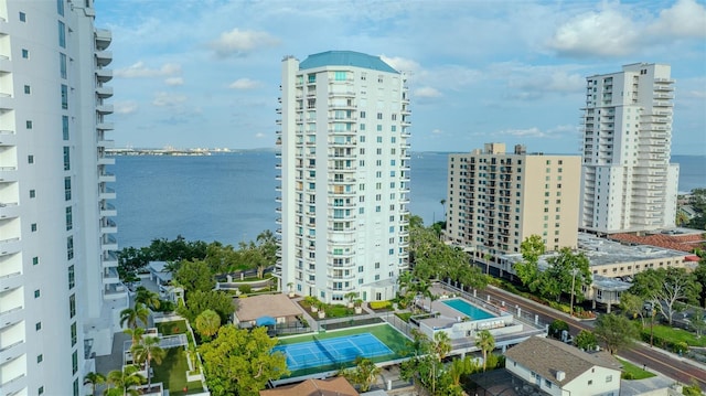 3435 Bayshore Blvd Unit 2100P, Tampa, FL 33629 - view of building exterior featuring a water view and a city view
