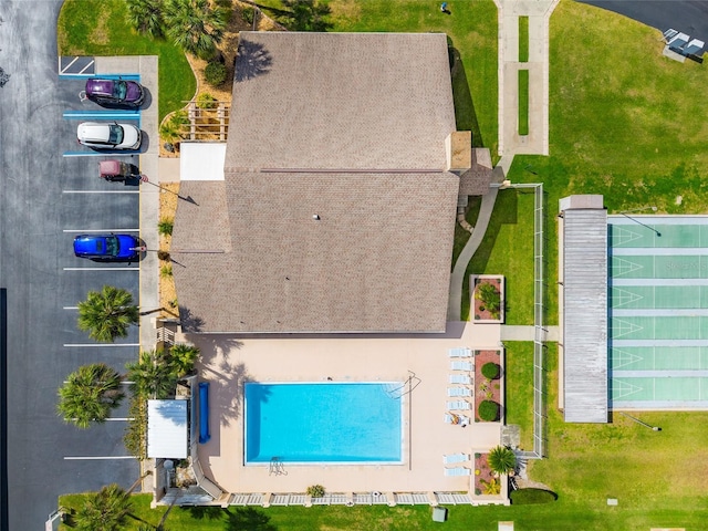 6745 Basswood Cir, Zephyrhills, FL 33542 - drone / aerial view