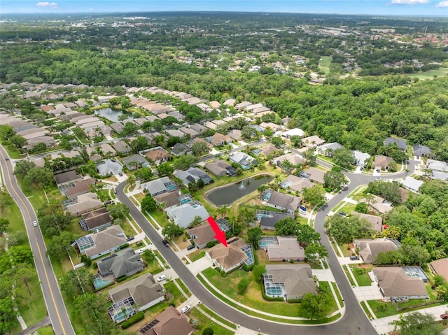 4769 Stoneview Cir, Oldsmar, FL 34677 - aerial view of property and surrounding area featuring nearby suburban area and a large body of water