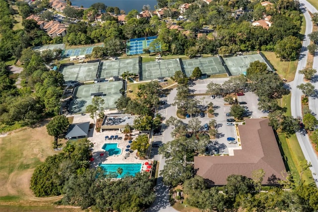 4769 Stoneview Cir, Oldsmar, FL 34677 - aerial overview of property's location with a pool area