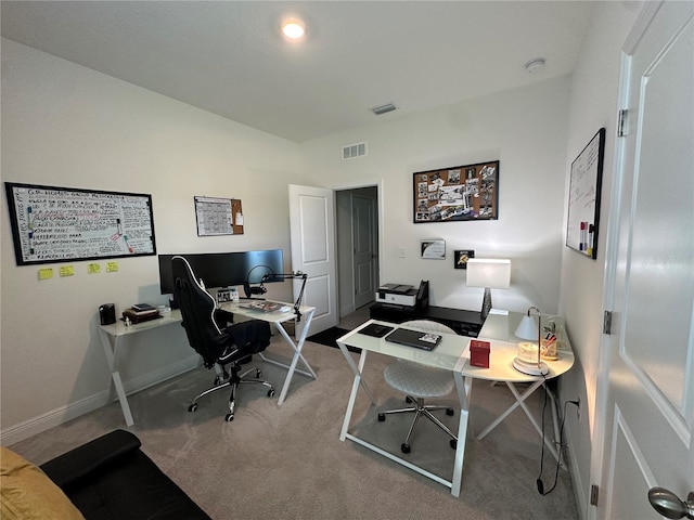 33034 Sand Creek Dr, Wesley Chapel, FL 33543 - office area with carpet and baseboards