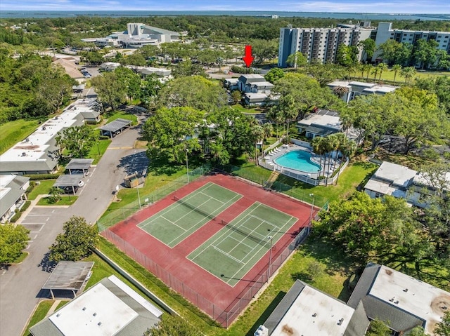 drone / aerial view