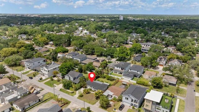 807 W Braddock St, Tampa, FL 33603 - bird's eye view featuring a residential view