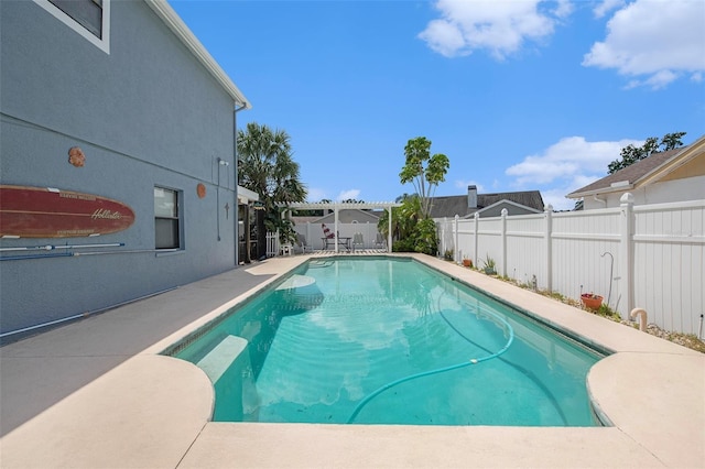 8704 Tarrington Pl, Tampa, FL 33635 - view of swimming pool featuring a fenced backyard and a patio