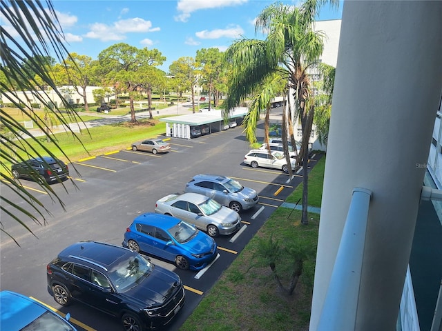 view of uncovered parking lot