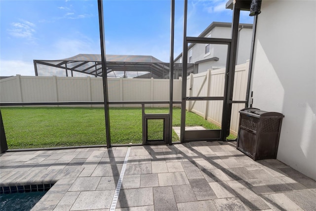4108 Mellon Dr, Odessa, FL 33556 - view of unfurnished sunroom