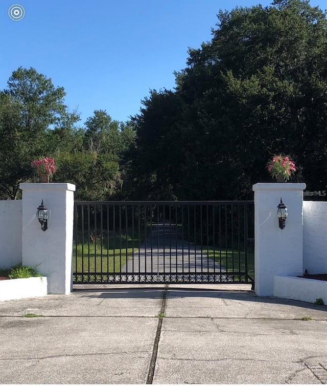 22129 Carson Dr, Land O Lakes, FL 34639 - view of gate featuring fence