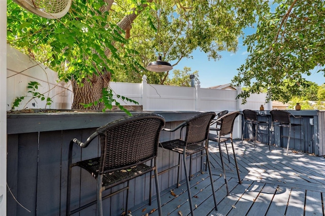 506 Spring Tree Ct, Tarpon Springs, FL 34689 - view of wooden deck