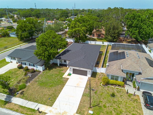 drone / aerial view