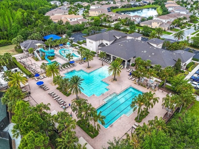 drone / aerial view