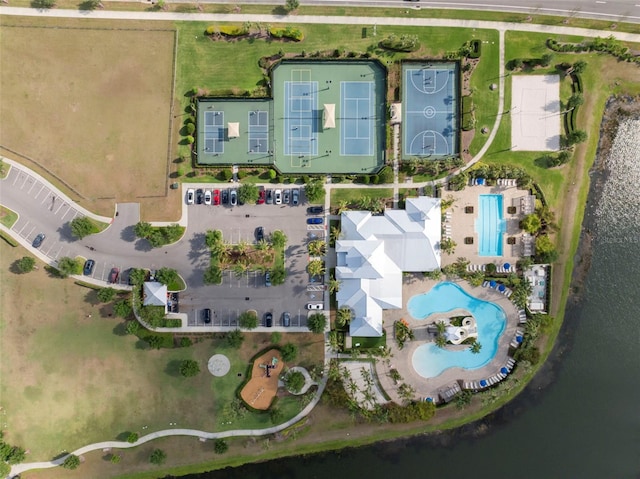 drone / aerial view