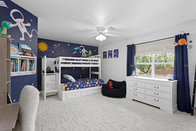 3325 W Wallcraft Ave, Tampa, FL 33611 - bedroom with carpet floors and ceiling fan