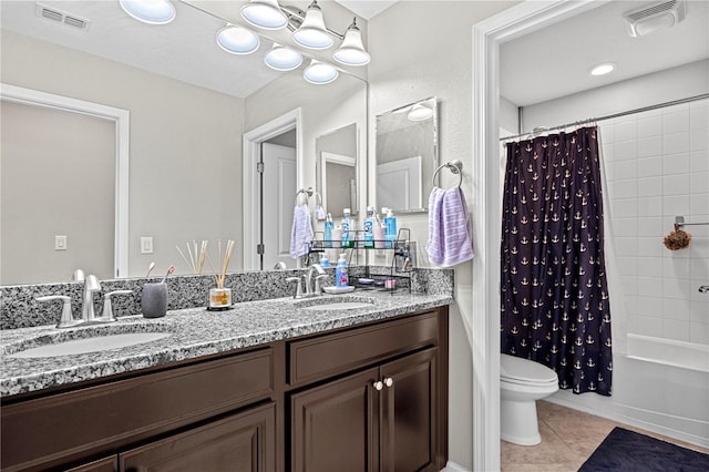 21383 Southern Charm Dr, Land O Lakes, FL 34637 - bathroom with a sink, visible vents, and toilet