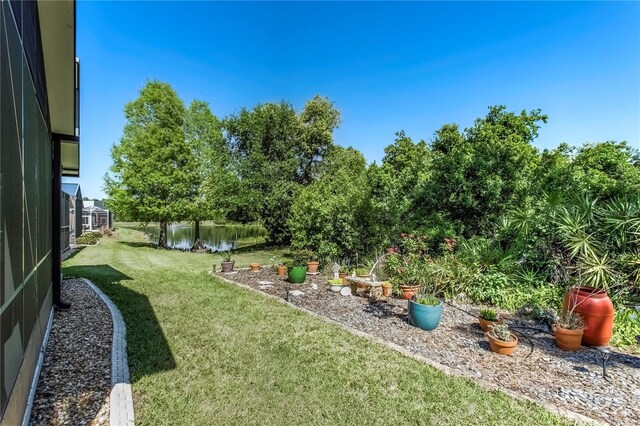8116 Sanguinelli Rd, Land O Lakes, FL 34637 - view of yard with a water view
