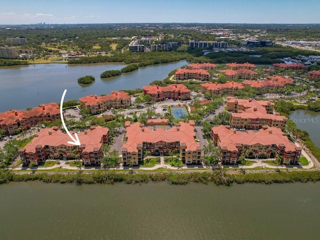 2746 Via Tivoli Unit 135A, Clearwater, FL 33764 - aerial view of a nearby body of water