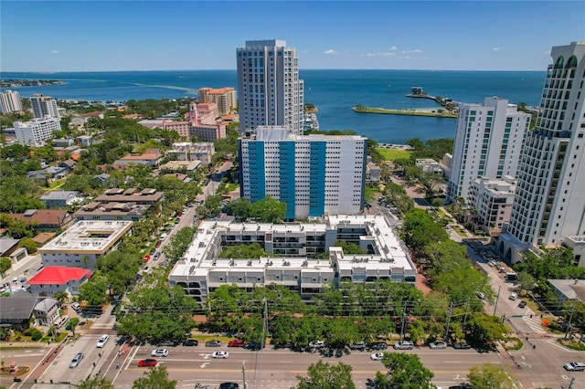 105 4th Ave NE Unit 220, Saint Petersburg, FL 33701 - aerial view with a view of city and a water view