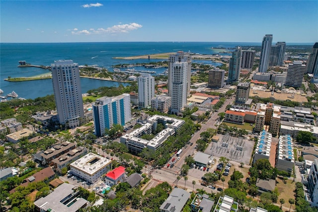 105 4th Ave NE Unit 220, Saint Petersburg, FL 33701 - bird's eye view featuring a water view and a city view