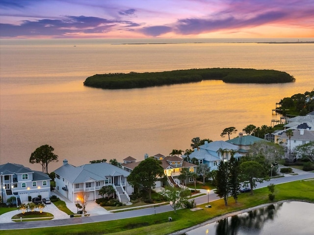 water view with a residential view